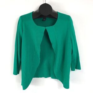 Lane Bryant Cocoon Cardigan Women's Plus Size 18/20 Green Stretch Knit Holiday